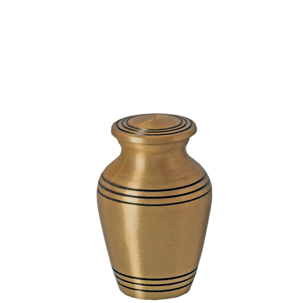 Picture of Memorial Gallery 8344E 3 in. Golden Classic Urn 