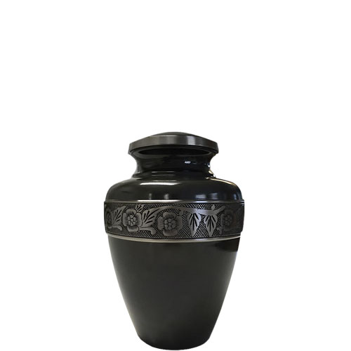 3 in. Gun Metal Grey Classic Urn Keepsake