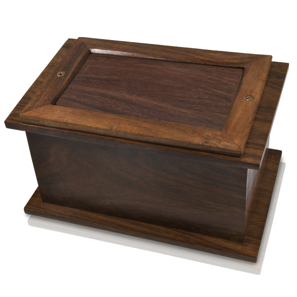 Picture of Memorial Gallery SWH-018 Photo Frame Wooden Box Rectangular Cremation Wood Urn