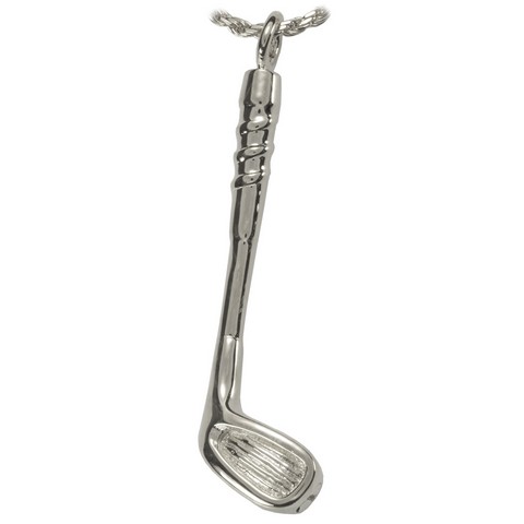 3206s Cremation Jewelry Sports Golf Club Sterling Silver Pendant