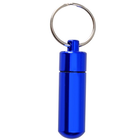 Picture of Memorial Gallery blue Cremation Keychain Aluminum Blue Keychain Keychain
