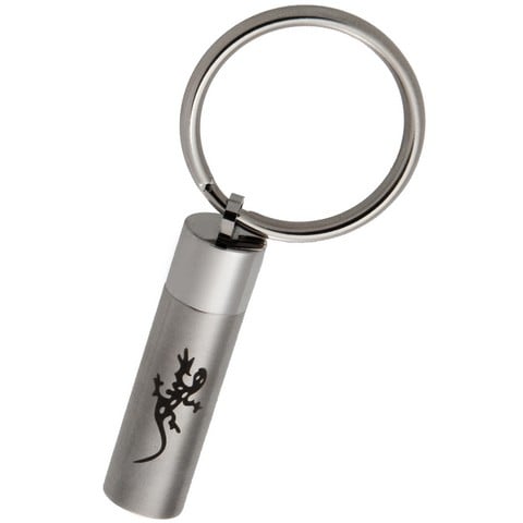 Picture of Memorial Gallery MG-3241 Gecko Cylinder Cremation Keychain Gecko Cylinder