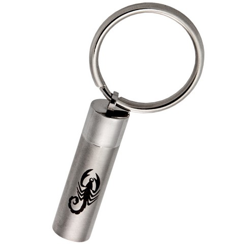 Picture of Memorial Gallery MG-3241 Scorpion Cylinder Cremation Keychain Scorpion Cylinder