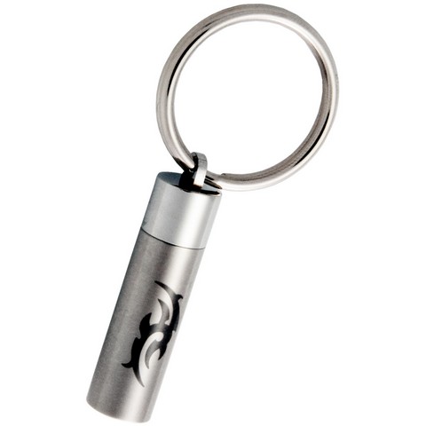 Picture of Memorial Gallery MG-3241 tribal Cremation Keychain Tribal Cylinder