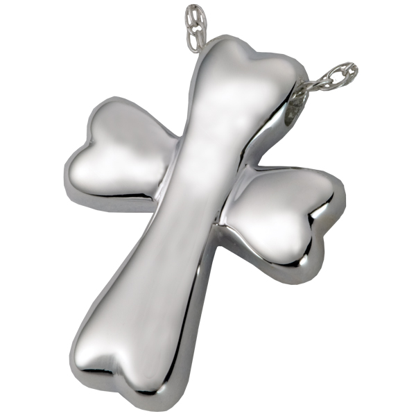 3567S Pet Cremation Jewelry Dog Bone Sterling Silver Pendant