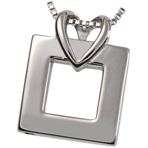 MG-6807 Cremation Jewelry Premium Stainless Steel Wrapped in Love Pendant -  Memorial Gallery