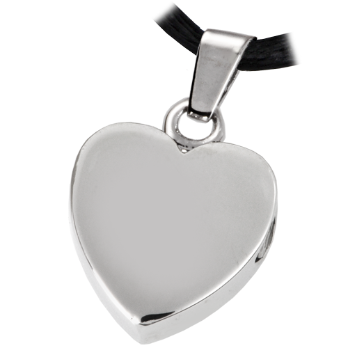 Picture of Memorial Gallery MG-SSP016 Cremation Jewelry Stainless Steel Remembrance Hearts Pendant