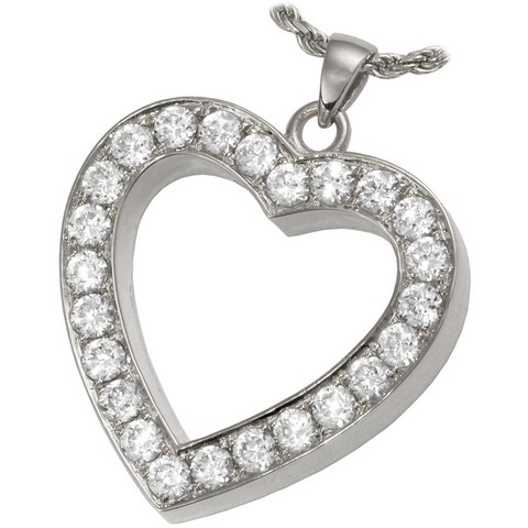 3045s Cremation Jewelry Eternal Love Sterling Silver Pendant