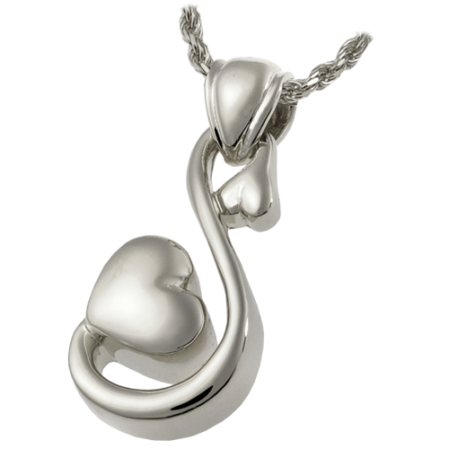 MG-3166s Cremation Jewelry Infinite Love Sterling Silver Pendant