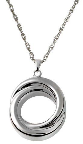 Picture of Memorial Gallery 3833s Cremation Jewelry Infinity Love Knot Companion Urn Sterling Silver Pendant