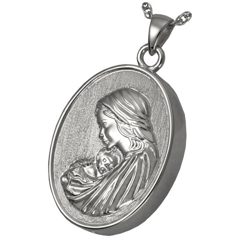 3181s Cremation Jewelry Motherly Love Sterling Silver Pendant