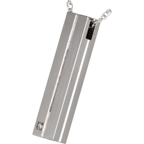 MG-3728ss Cremation Jewelry Pure Love Sterling Silver Pendant