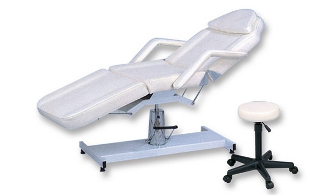 CSC Spa CH-210 Hydraulic Metal Base Chair With Stool