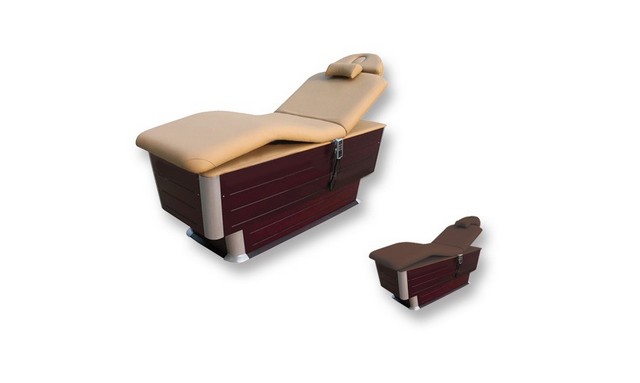 3 Motor Electric Facial Bed, Tan