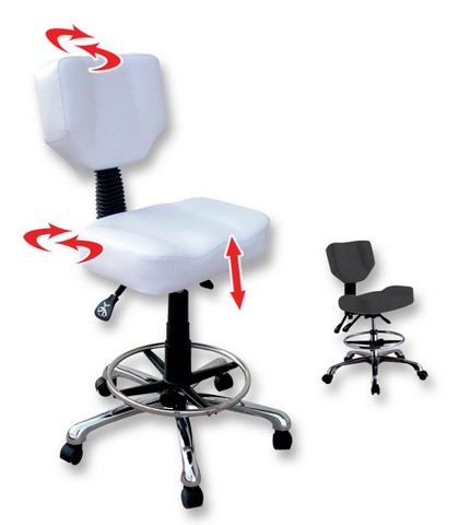 Picture of CSC Spa CH-824-B 3 Function Hydraulic Stool