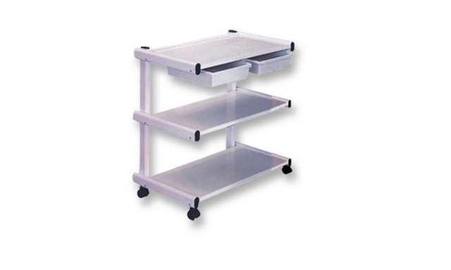 Metal Cart with 3 Shelves