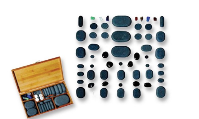 60 Basalt Stone Set