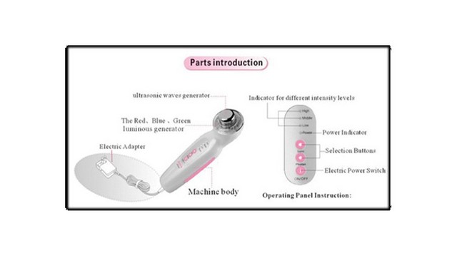 Portable Ultrasonic with LED Infrared- Blue & Green - Small