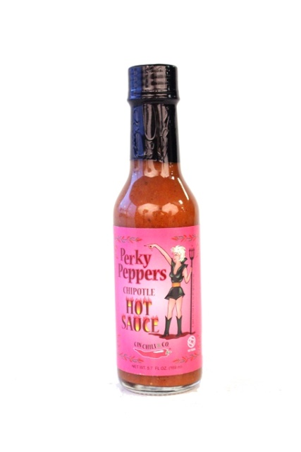 Picture of Cin Chili Perky Peppers Chipotle Hot Sauce - Case of 12