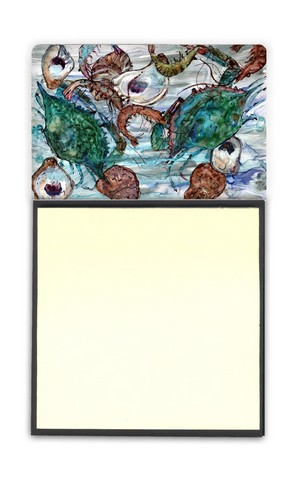 Shrimp, Crabs & Oysters in water Sticky Note Holder