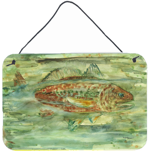 Abstract Red Fish Wall or Door Hanging Prints
