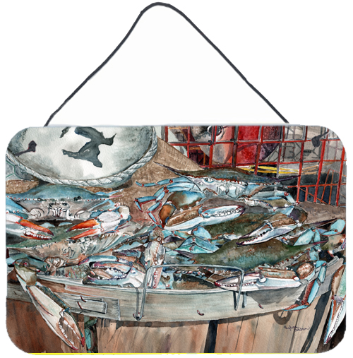 Basket Full of Blue Crabs Wall or Door Hanging Prints