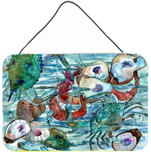 Watery Shrimp- Crabs & Oysters Wall or Door Hanging Prints