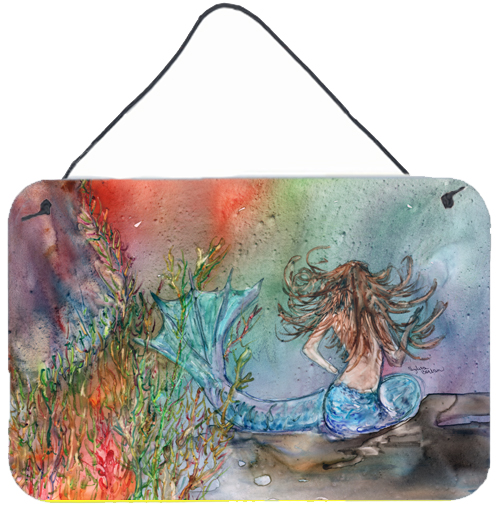 Brunette Mermaid Water Fantasy Wall or Door Hanging Prints