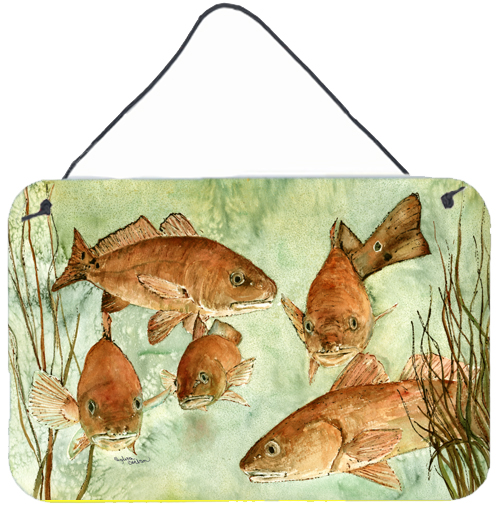 Red Fish Swim Wall or Door Hanging Prints