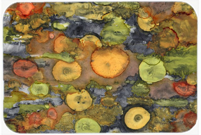 Picture of Carolines Treasures 8966LCB Abstract with Mother Earth Glass Cutting Board- Large