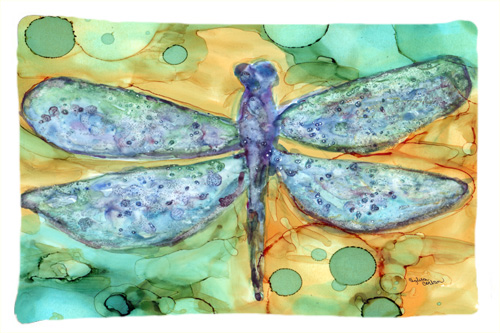 8967PILLOWCASE Abstract Dragonfly Fabric Standard Pillowcase