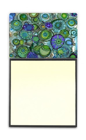 Abstract in Blues & Greens Sticky Note Holder