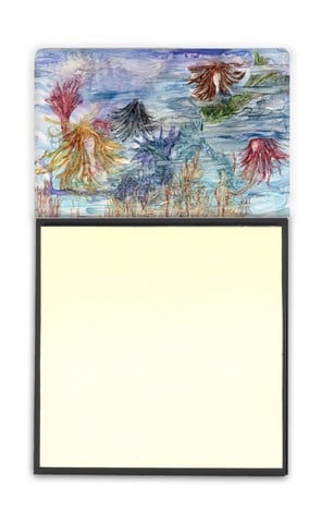 Abstract Mermaid Water Fantasy Sticky Note Holder