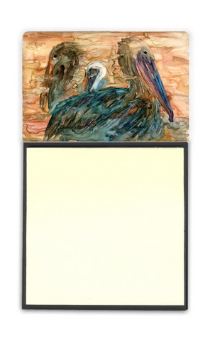 Abstract Pelicans Sticky Note Holder