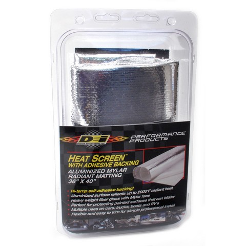Heat Screen Mylar Radiant Matting with Adhesive Backing- 36 x 40 in.