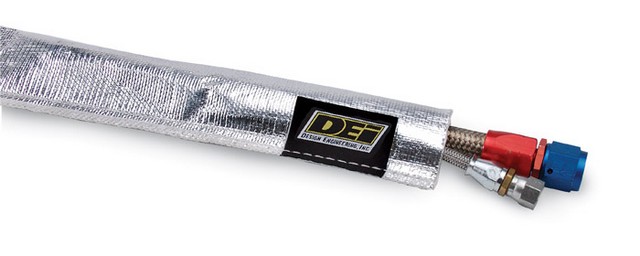 Heat Sheath Aluminized Sleeving Sewn- 0.75 x 36 in.