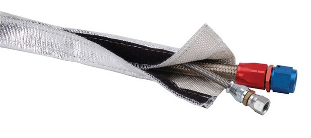 010457 Heat Shroud Aluminized Sleeving-Hook & Loop Edge- 0.75 in. x 3 ft.
