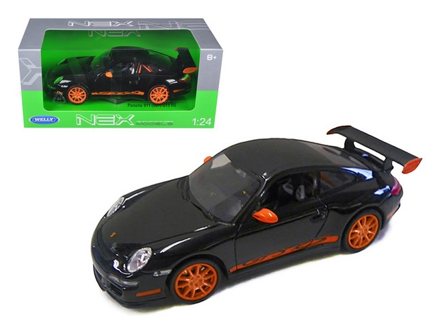Porsche 911 997 GT3 RS Black 1-24 Diecast Car