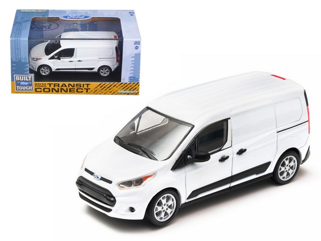 Picture of Greenlight 86044 2014 Ford Transit Connect V408 White 1-43 Diecast Car Model