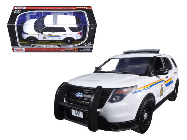 76961 2015 Ford Police Interceptor Utility RCMP Royal Canadian Mounted Police Car with Light Bar 1-24 Diecast Model Car -  MOTORMAX
