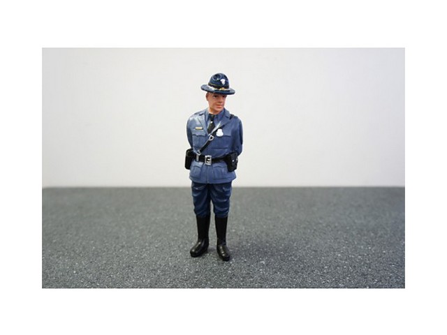 Picture of American Diorama 16107 State Trooper Craig Figure for 1-18 Diecast Model Cars