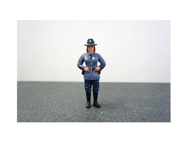 Picture of American Diorama 16109 State Trooper Sharon Figure for 1-18 Diecast Model Cars