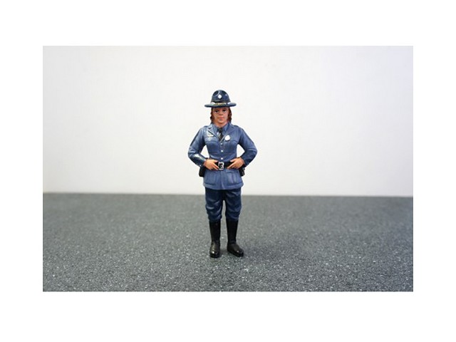 Picture of American Diorama 16162 State Trooper Sharon Figure for 1-24 Diecast Model Cars