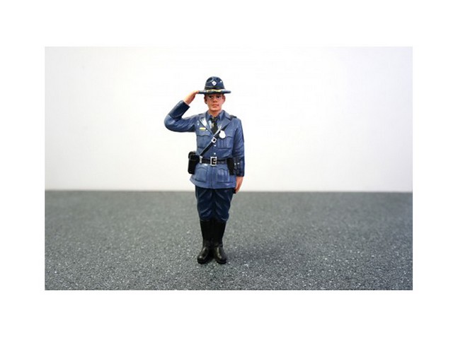 Picture of American Diorama 16163 State Trooper Brian Figure for 1-24 Diecast Model Cars