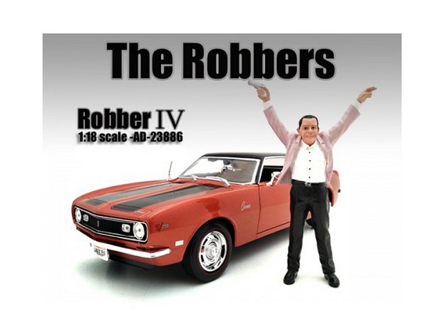 Picture of American Diorama 23886 The Robbers Robber IV Figure for 1-18 Scale Models