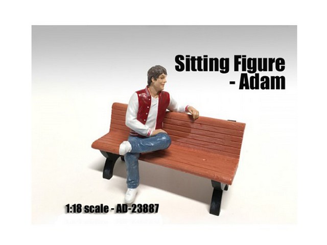 Picture of American Diorama 23887 Sitting Figure Adam for 1-18 Scale Models