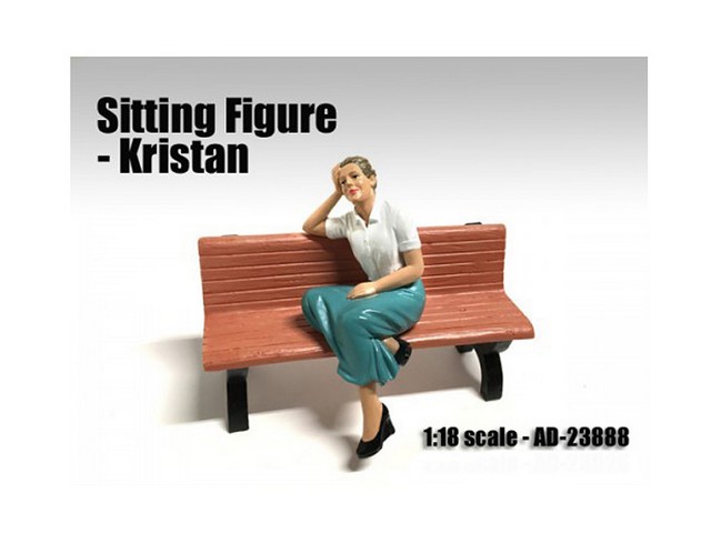 Picture of American Diorama 23888 Sitting Figure Kristan for 1-18 Scale Models