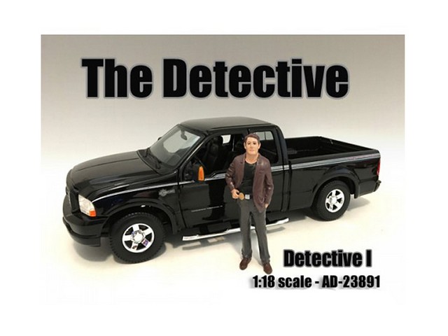 Picture of American Diorama 23891 The Detective No.1 Figure for 1-18 Scale Models