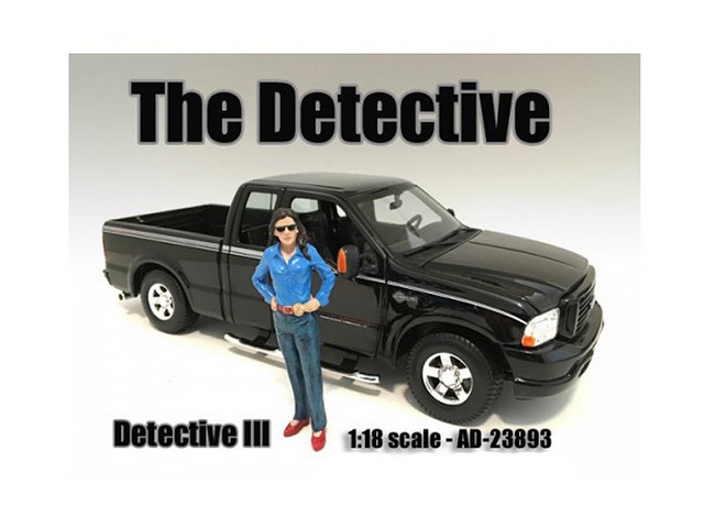Picture of American Diorama 23893 The Detective No.3 Figure for 1-18 Scale Models