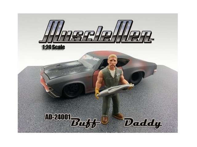Picture of American Diorama 24001 Musclemen Buff Daddy Figure for 1-24 Diecast Model Car
